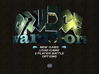 Grudge Warriors title screen for Playstation